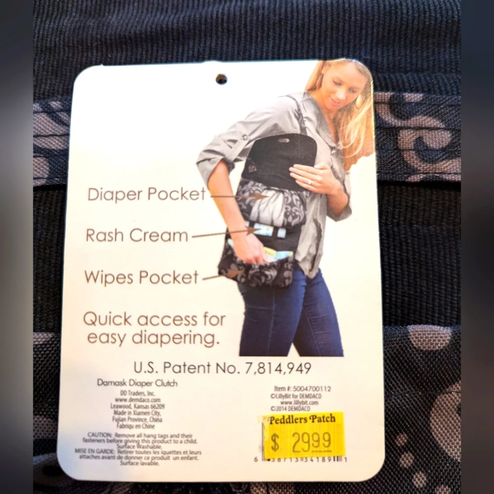 Lilly Bit By Demdaco Diaper Clutch BNWT